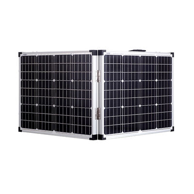 100W IP65 12v 7.64A Katlanabilir Güneş Paneli Kamp için Mono Güneş Paneli