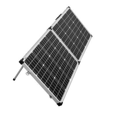 100W IP65 12v 7.64A Katlanabilir Güneş Paneli Kamp için Mono Güneş Paneli