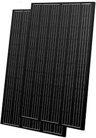 250W ila 290w Siyah Güneş PV Panelleri Polikristal Güneş Enerjisi Panelleri