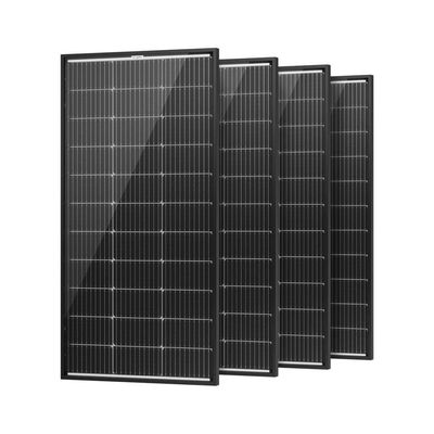 400 Watt Solar Panel Kara Çerçeveli İki Yüzlü Monokristalin Güneş Hücreleri