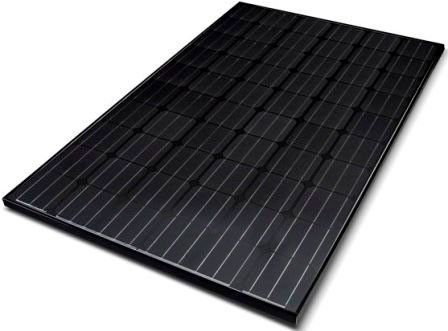 250w 29.5V Tam Siyah Güneş Siyah Polikristalin Güneş Hücreleri IP65