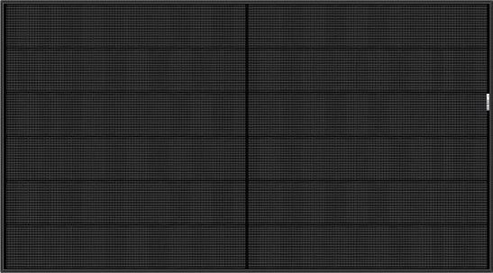 300w 36.2V Siyah Güneş PV Panelleri Polikristalin Güneş Panelli