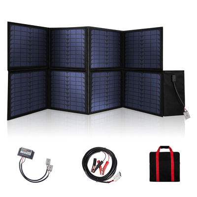 120W Monocrystalline Güneş Katlanabilir Güneş Panelleri Açık Hava Kampı için Mükemmel