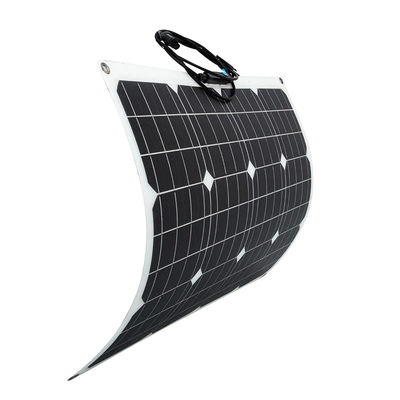 En yüksek verimlilik ve ETFE yüzeyi ile araba tekneleri için 50W yarı esnek güneş paneli