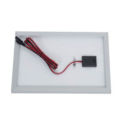 Küçük cihazları ve 12V pilleri şarj etmek için kompakt ve hafif 10W mono güneş paneli