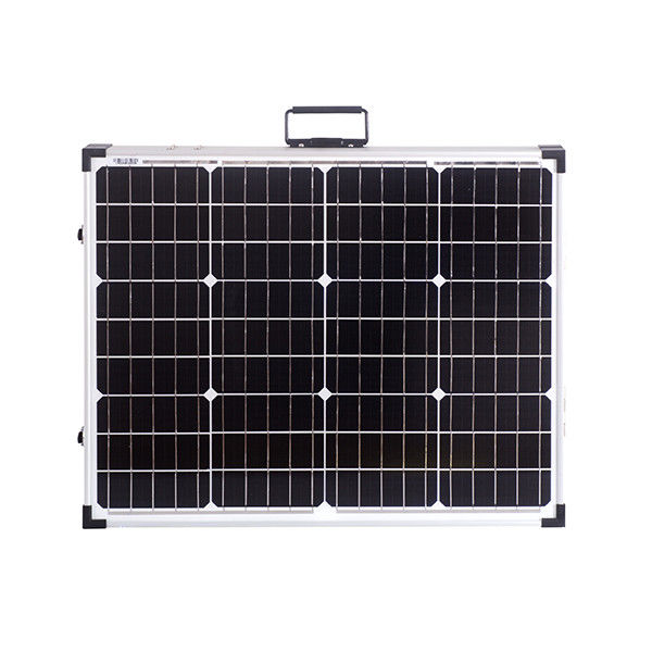 100W IP65 12v 7.64A Katlanabilir Güneş Paneli Kamp için Mono Güneş Paneli