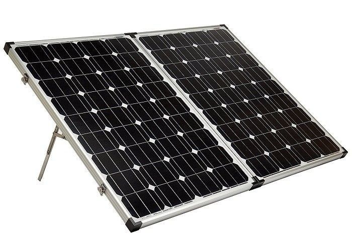 160w 17.46V Katlanabilir Güneş Paneli Kamp Yüksek Güçlü Güneş Panelleri CE RV için