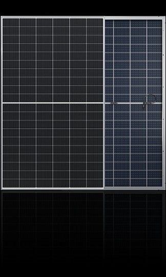 390 Watt 30.41V iki yüzlü güneş panelleri 390W Mono Perc iki yüzlü panel 108 hücre